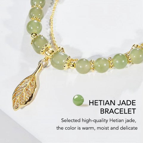 Gold Branches And Jade Leaves Series Jewelry
