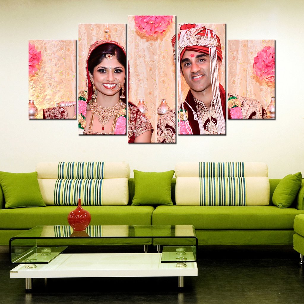 Custom Made 5 Piece Canvas Wall Art HD Printed