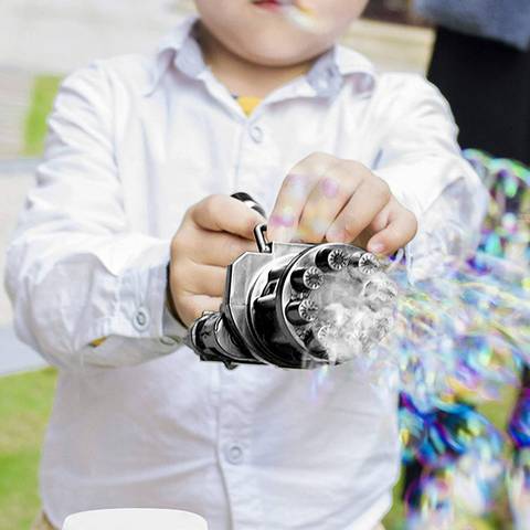 Bubble Machine Gun Toy ( 8 Holes )