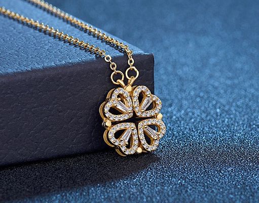 LUCKY FOUR- LEAF CLOVER NECKLACE