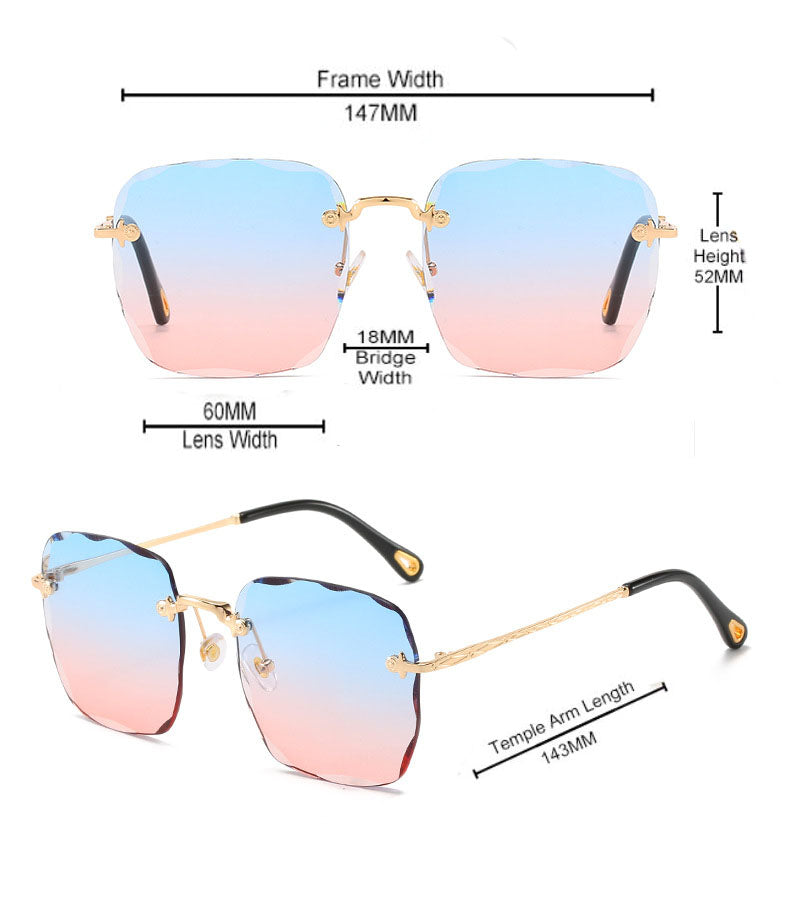 Blue Pink Sunglasses